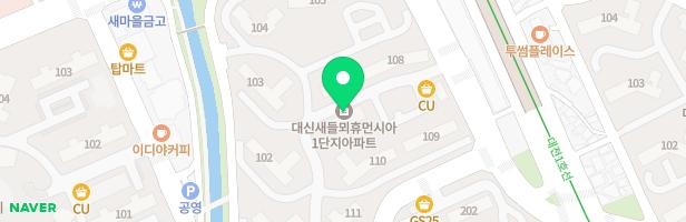 새들뫼휴먼시아1단지 110동 놀이터 지도 이미지