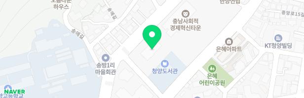 청양유치원 어린이놀이시설 지도 이미지