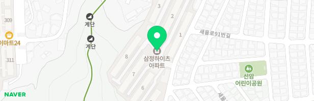 삼정하이츠 내 놀이터 지도 이미지