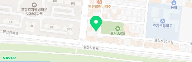 동아유치원 실외 어린이놀이시설 지도 이미지