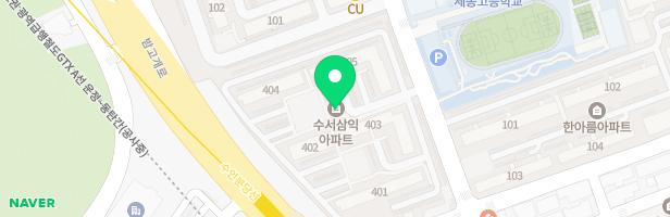 수서 삼익아파트 401동 놀이터 지도 이미지