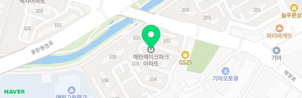 매탄레이크파크아파트 1 놀이터 지도 이미지