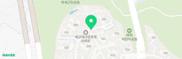 세교데시앙포레(C-3BL) 놀이터2(604동) 지도 이미지