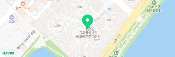 한화에코메트로아파트 1001동 놀이터 지도 이미지