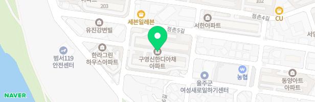 신한디아채아파트 놀이터 지도 이미지