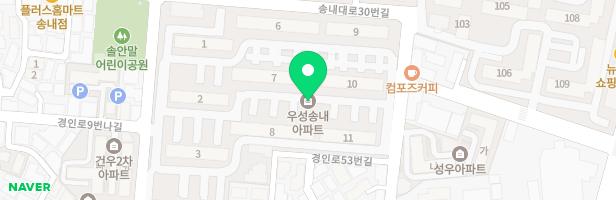 송내 우성아파트(1동 앞 놀이터그네) 지도 이미지