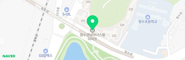 청수경남아너스빌 놀이터 지도 이미지