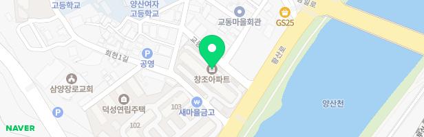 창조아파트 어린이놀이터 지도 이미지