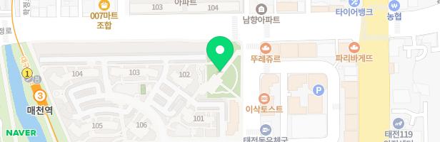 파란공원 어린이 놀이터 지도 이미지