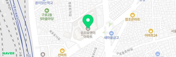 우리유앤미아파트 놀이터 지도 이미지