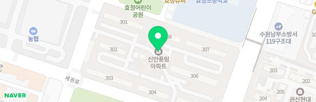 풍림신안아파트 302동 놀이터 지도 이미지