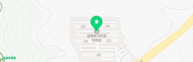 구룡동 영창(아) 102동 앞 놀이터 지도 이미지