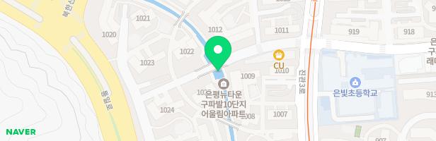 은평뉴타운 구파발아파트 1003동(4BL)내 모래톱놀이터 지도 이미지