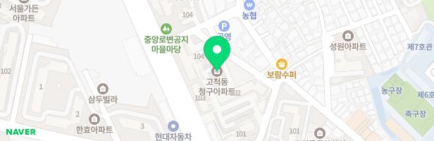 고척동 청구아파트 놀이터 지도 이미지