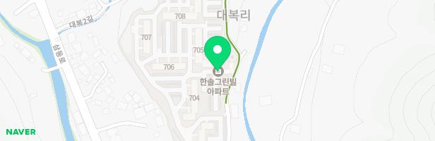 한솔그린빌아파트 707동 놀이터 지도 이미지