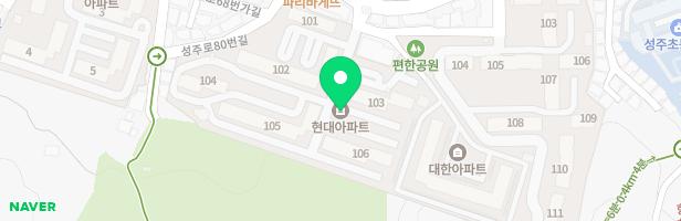 현대아파트 어린이놀이터-1 지도 이미지