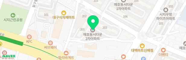 매호2차동서타운 어린이 놀이터 지도 이미지