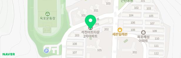 석천아트타운 놀이터 지도 이미지