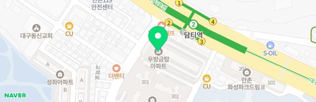 우방금탑아파트 어린이 놀이터 지도 이미지