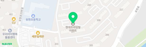 현대 프라임빌아파트 213동옆 놀이터 지도 이미지