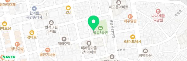 잎새어린이공원(탑동3호) 놀이터 지도 이미지