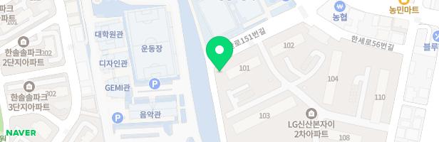 당정동 LG 신산본자이2차아파트 101동옆 놀이터 지도 이미지