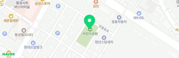 어린이공원 횡성12호 놀이터 지도 이미지