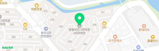 쌍용아진1차아파트 놀이터1 (104동) 지도 이미지