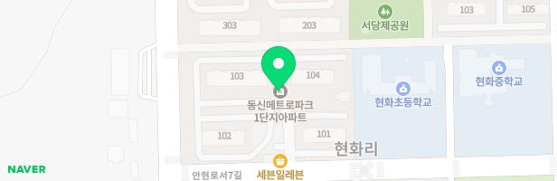 동신1차(행복마을)아파트 104동 앞 놀이터 지도 이미지