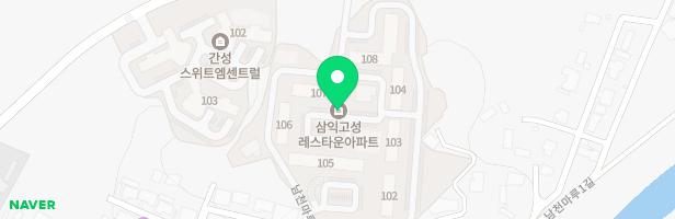 고성삼익아파트 놀이터 1 지도 이미지
