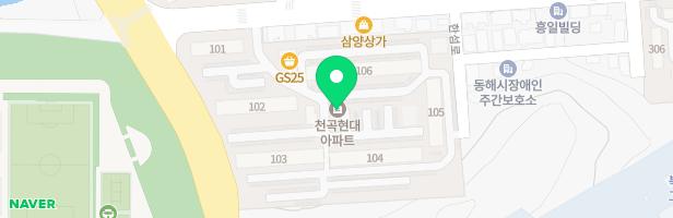 천곡현대아파트 지도 이미지