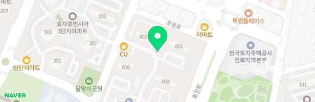 효자휴먼시아6단지 602동뒤놀이터 지도 이미지