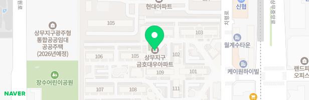 금호대우아파트 111동 앞 놀이터 지도 이미지