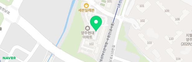 덕계현대아파트 실외놀이터 지도 이미지