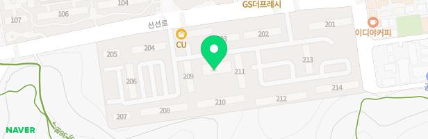 롯데캐슬아파트 206동 놀이터 지도 이미지
