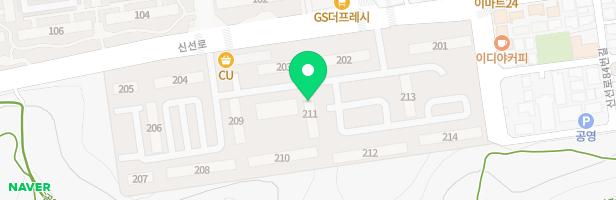 롯데캐슬아파트 210동 놀이터 지도 이미지