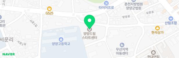 낙산유치원 놀이터 지도 이미지