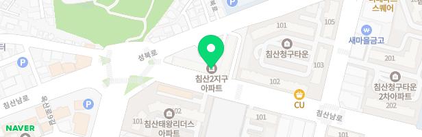 침산2지구아파트 놀이터 지도 이미지