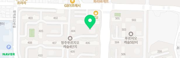 사직푸르지오캐슬4단지 401동 앞 놀이터 지도 이미지