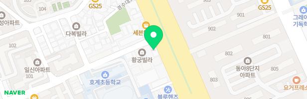 호계초등학교 놀이터 지도 이미지