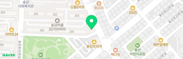대전송강어린이집 놀이터 지도 이미지