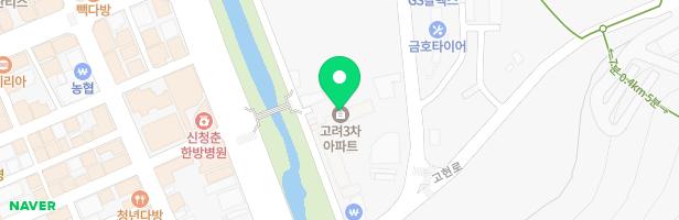 고현고려3차아파트 놀이터(고현천) 지도 이미지