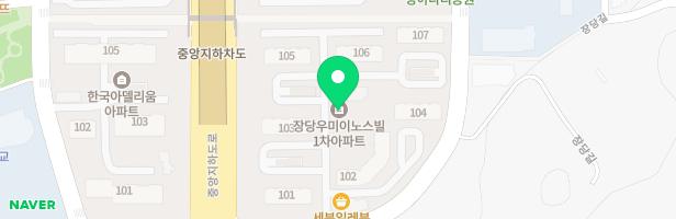 장당우미이노스빌1차아파트 놀이터 지도 이미지