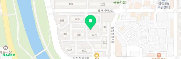 전주삼천6단지아파트 609동앞놀이터 지도 이미지