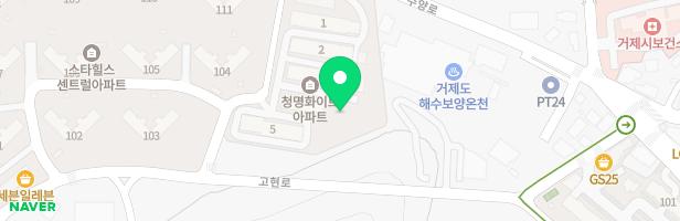 청명화이트빌 놀이터 지도 이미지