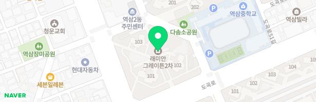 삼성래미안그레이튼2차아파트 어린이놀이터1(103동 뒤) 지도 이미지