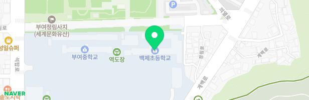 백제초등학교병설유치원 놀이시설 지도 이미지