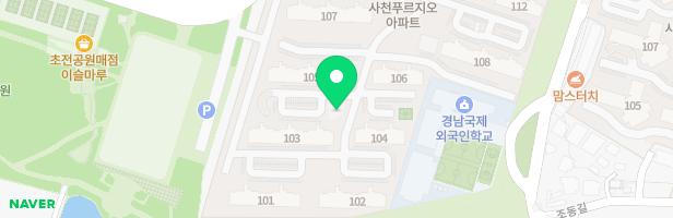 사천푸르지오(1) 지도 이미지