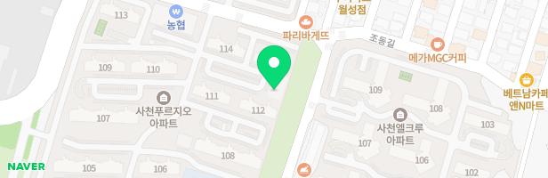 사천푸르지오(3) 지도 이미지