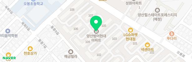 범어현대아파트 어린이놀이터(101동) 지도 이미지